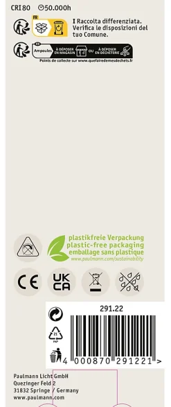 Eco-Line Filament 230 V Ampoules LED ST64 E27 840lm 4W 3000K Clair