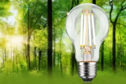 Eco-Line Filament 230 V Ampoule LED E27 Luminaire individuel 1055lm 5,7W 3000K gradable Clair