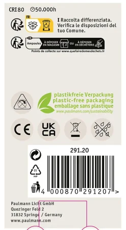 Eco-Line Kit Ampoule LED 5x525lm 5x2,5W 3000K Clair