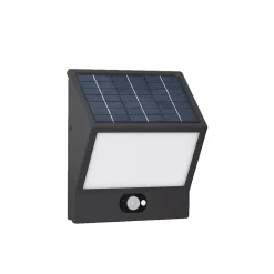 EGNA Spot à énergie solaire noir 4000K Luminaire extérieur Beneito Faure