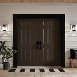 Elstead Ashland Bay - Petite lanterne murale extérieure à 1 ampoule en zinc IP44, E27