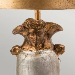 Elstead Bienville - Lampe de table 1 lumière Or, Argent, E27