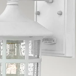 Elstead Hinkley Freeport Lanterne murale d'extérieur blanc texturé, IP44