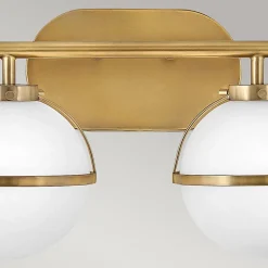 Elstead Hinkley Hollis Applique de salle de bain Heritage Laiton, IP44