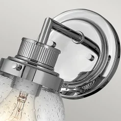 Elstead Hinkley Poppy Applique Salle de Bain Chrome Poli, IP44