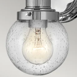 Elstead Hinkley Poppy Applique Salle de Bain Chrome Poli, IP44