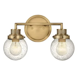 Elstead Hinkley Poppy Applique de salle de bain Heritage Laiton, IP44