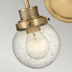 Elstead Hinkley Poppy Applique de salle de bain Heritage Laiton, IP44