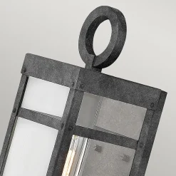 Elstead Hinkley Porter Lanterne murale d'extérieur en zinc vieilli, IP44