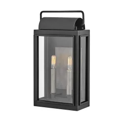 Elstead Hinkley Sag Lanterne murale d'extérieur noire, IP44