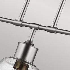 Elstead Hobson - Luminaire suspendu à 3 ampoules au plafond pour îlot, nickel satiné, E27