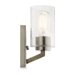 Elstead Kichler Deryn Applique Murale Vieilli Gris Antique