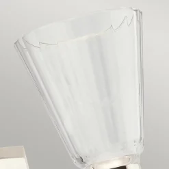 Elstead Kichler Kayva Applique murale LED intégrée Nickel poli, 3000K, IP44