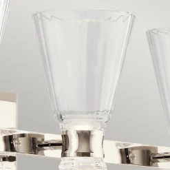 Elstead Kichler Kayva Applique murale LED intégrée Nickel poli, 3000K, IP44