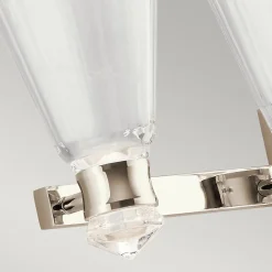 Elstead Kichler Kayva Applique murale LED intégrée Nickel poli, 3000K, IP44