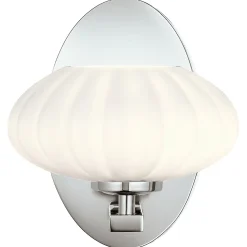 Elstead Kichler Pim Applique Salle de Bain Chrome Poli, 3000K, IP44