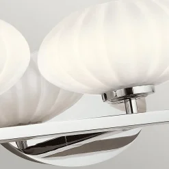 Elstead Kichler Pim Applique Salle de Bain Chrome Poli, 3000K, IP44