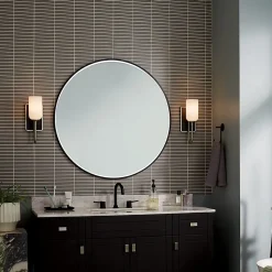 Elstead Kichler Solia Applique murale contemporaine nickel brossé, noire 3000 K IP44 1x G9