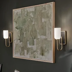 Elstead Kichler Solia Applique murale contemporaine en bronze champagne, noire, 3 000 K, IP44, 1 ampoule G9