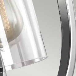 Elstead Marlena - Applique murale à 1 lumière, chrome poli, E27