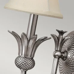 Elstead Plantation - Applique murale à 1 ampoule pour intérieur, nickel antique poli, E14