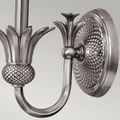 Elstead Plantation - Applique murale à 1 ampoule pour intérieur, nickel antique poli, E14