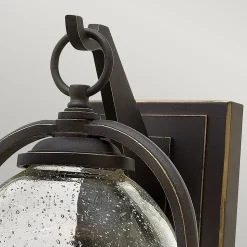 Elstead Quincy - Lanterne murale extérieure à 1 lumière, bronze huilé, IP44, E27