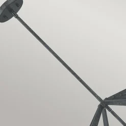 Elstead Quoizel Vanguard Plafonnier Wire Frame Suspendu Vieux Noir