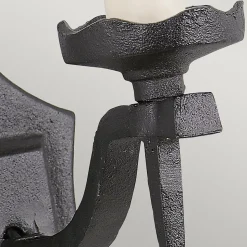 Elstead Rectory - Applique murale d'intérieur à 1 ampoule, noir, E14