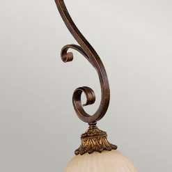 Elstead Sonoma Valley - Mini suspension à 1 ampoule au plafond en forme de dôme écaille de tortue vieillie, E27