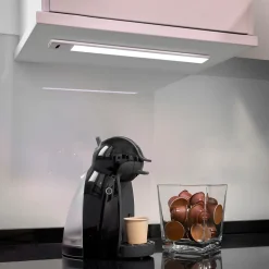 Emuca Luminaire LED Kaus rechargeable par usb avec switch, L 600 mm, Anodisé mat, Plastique et Aluminium