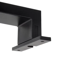 Emuca Spot LED pour miroir de salle de bain Virgo (AC 230V 50Hz), 6 W, Peint en noir, Plastique