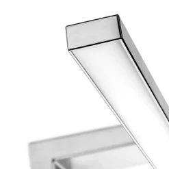 Emuca Spot LED pour miroir de salle de bain Virgo (AC 230V 50Hz), 6 W, Chromé, Plastique