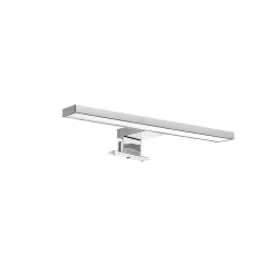 Emuca Spot LED pour miroir de salle de bain Virgo (AC 230V 50Hz), 6 W, Chromé, Plastique