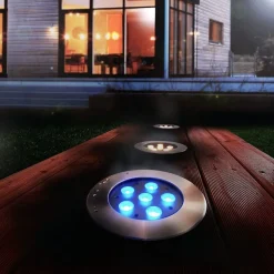 Encastré de sol led rond RGB - Deko Light - Flat I