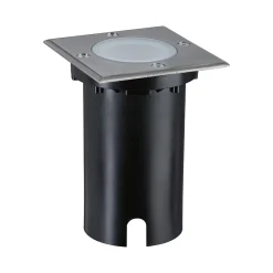 Encastré de sol LED Smart Home Zigbee 3.0 Floor IP67 carré 110x148mm RGBW+ 4,9W 300lm 230V 120 Acier brossé Aluminium