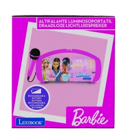 Enceinte Bluetooth Sans-Fil Lumineuse avec Micro Barbie