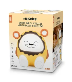 Enceinte lumineuse & veilleuse - BIGBEN - Lion - Bluetooth 5.0, 15W, Veilleuse réglable, Minuterie, Batterie USB-C