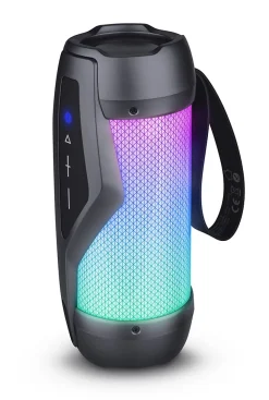 Enceinte lumineuse extérieur Bluetooth® sans fil Party Mini Bigben IP54 20W 345 lm l.11,5 x H.13 x P.25 cm