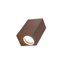 Ensemble de 4 appliques murales rouille brun 2 lumières IP44 - Baleno I