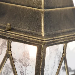 Ensemble de 2 appliques murales d'extérieur romantiques en bronze - Londres