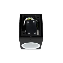 Ensemble de 4 appliques murales modernes noires IP44 - Baleno