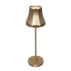 Ensemble de 2 lampes de table rétro or rose rechargeables IP44 - Granny