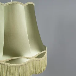 Ensemble de 4 lampes suspendues rétro vertes 45 cm - Granny