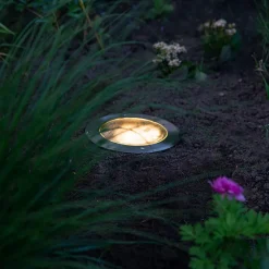 Ensemble de 6 spots encastrés acier AR111 orientables IP65 - Delux Honey