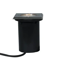 Ensemble de 5 spots encastrés en acier IP65 - Basic Square