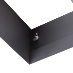 Ensemble de 6 spots encastrés noirs GU10 AR111 sans bordure 2 lumières - Oneon