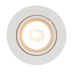 Ensemble de 12 spots encastrés blancs orientables - Cisco