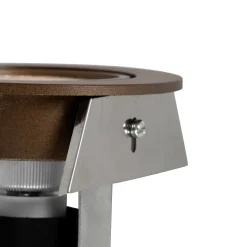 Ensemble de 6 spots encastrés modernes bronze foncé orientables - Cisco