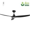 Fanelite - Ventilateur de plafond 132 cm noir FANDC52LN-BK - Moteur DC 18W - LED 20W dimmable 3 couleurs - 3 pales - Silencieux